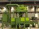 वर्कपीस 1500 * 1500 मिमी रोलर कन्वेयर शॉट ब्लास्टिंग मशीन स्टील शीट की सफाई