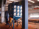 स्टील प्रोफाइल सतत फ़ीड ट्रैक कन्वेयर शॉट ब्लास्टिंग मशीन 4.5 मीटर / मिनट