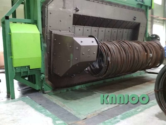 KNNJOO की वायर रॉड कॉइल सरफेस क्लीनिंग शॉट ब्लास्टिंग मशीन